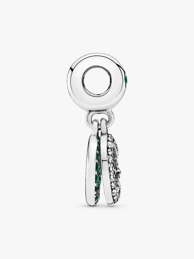 Charm colgante trébol de la suerte de cuatro hojas