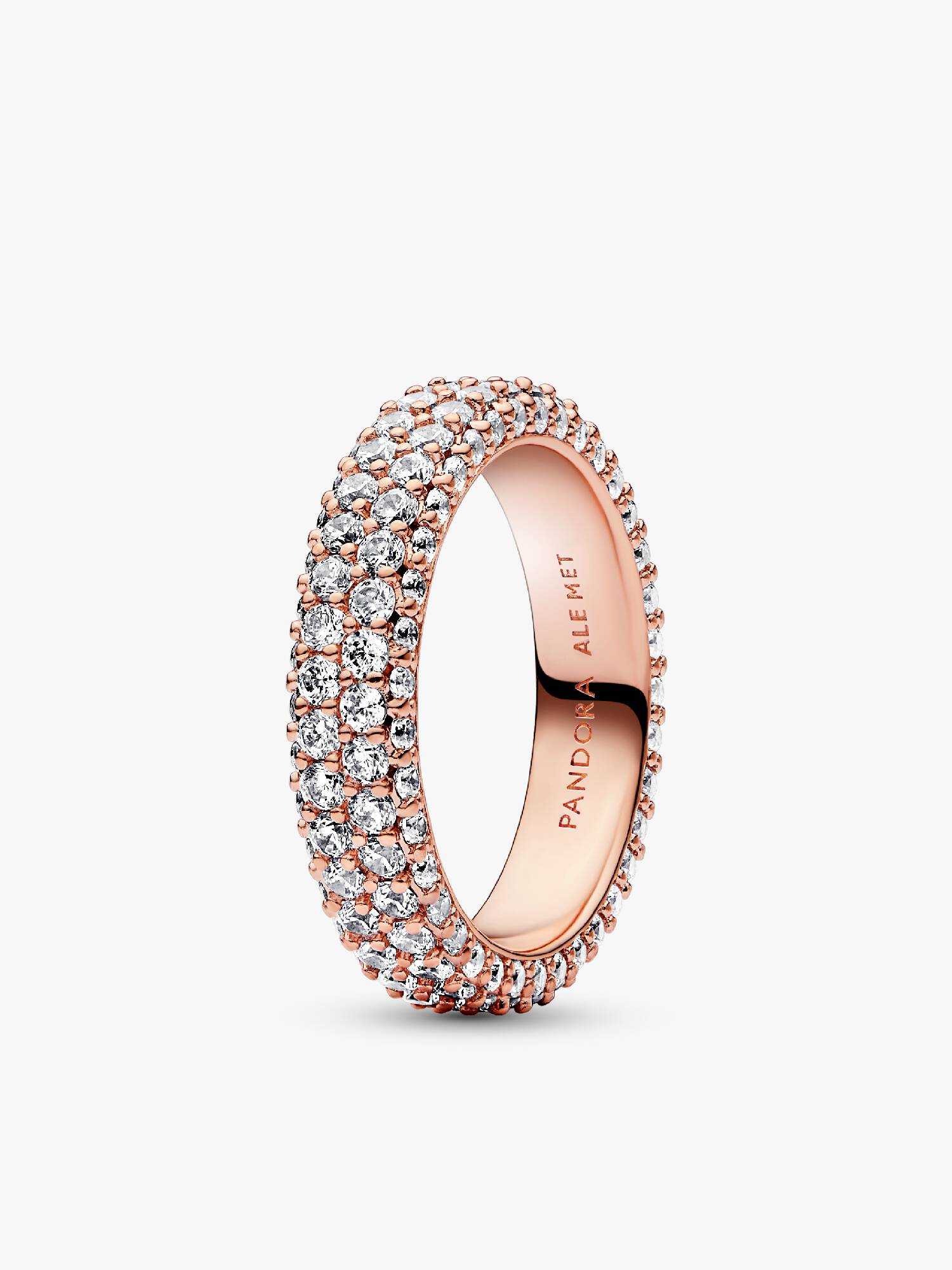 Anillo Hilera de pavé doble de Pandora Timeless