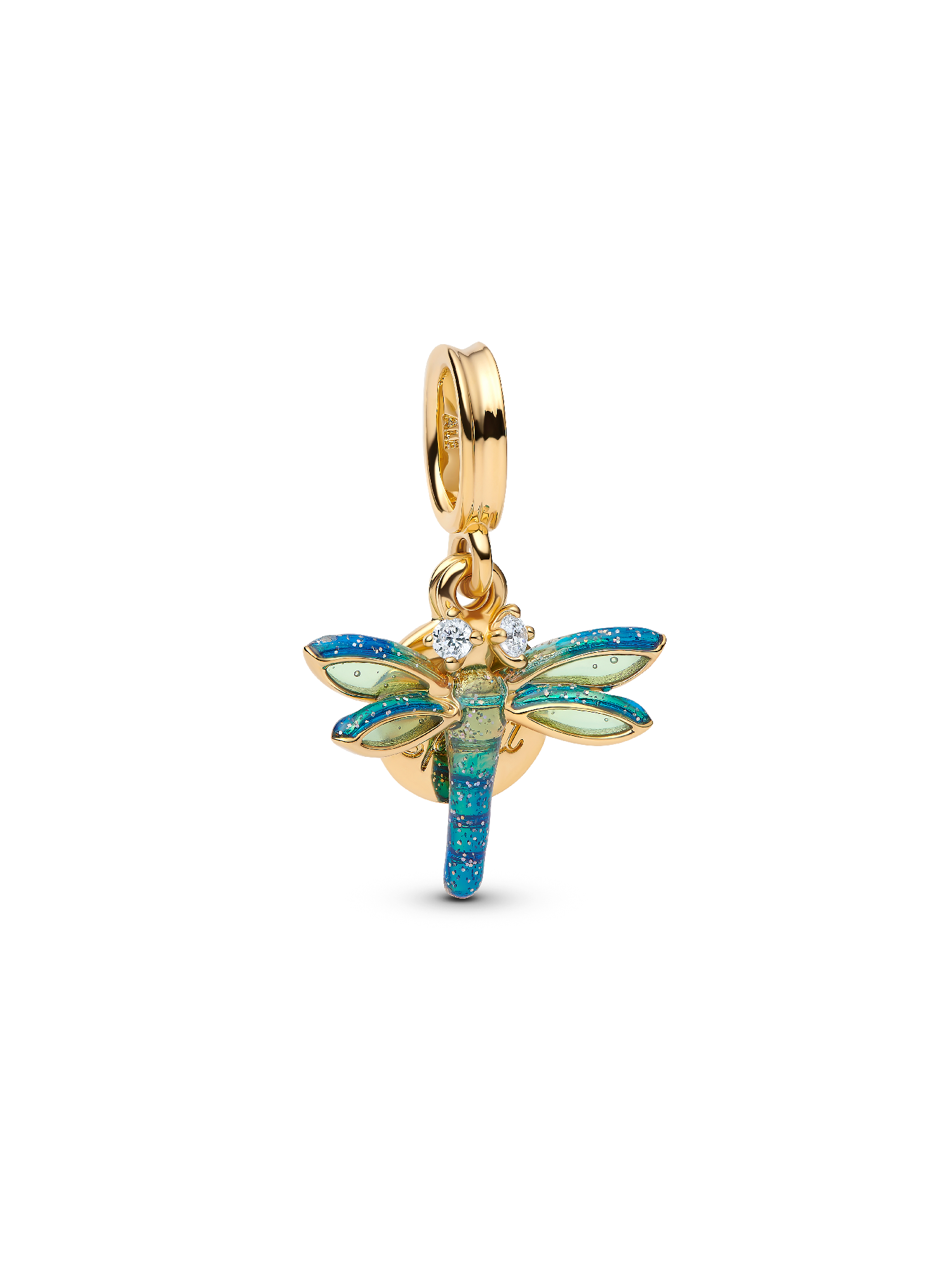 Charm colgante doble Libélula