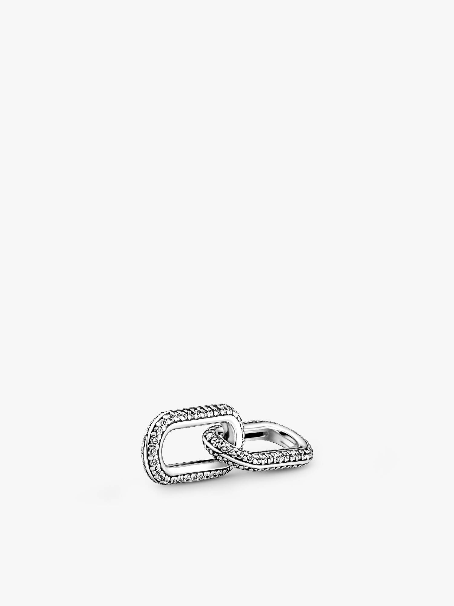 Eslabón de estilo doble en pavé Pandora ME