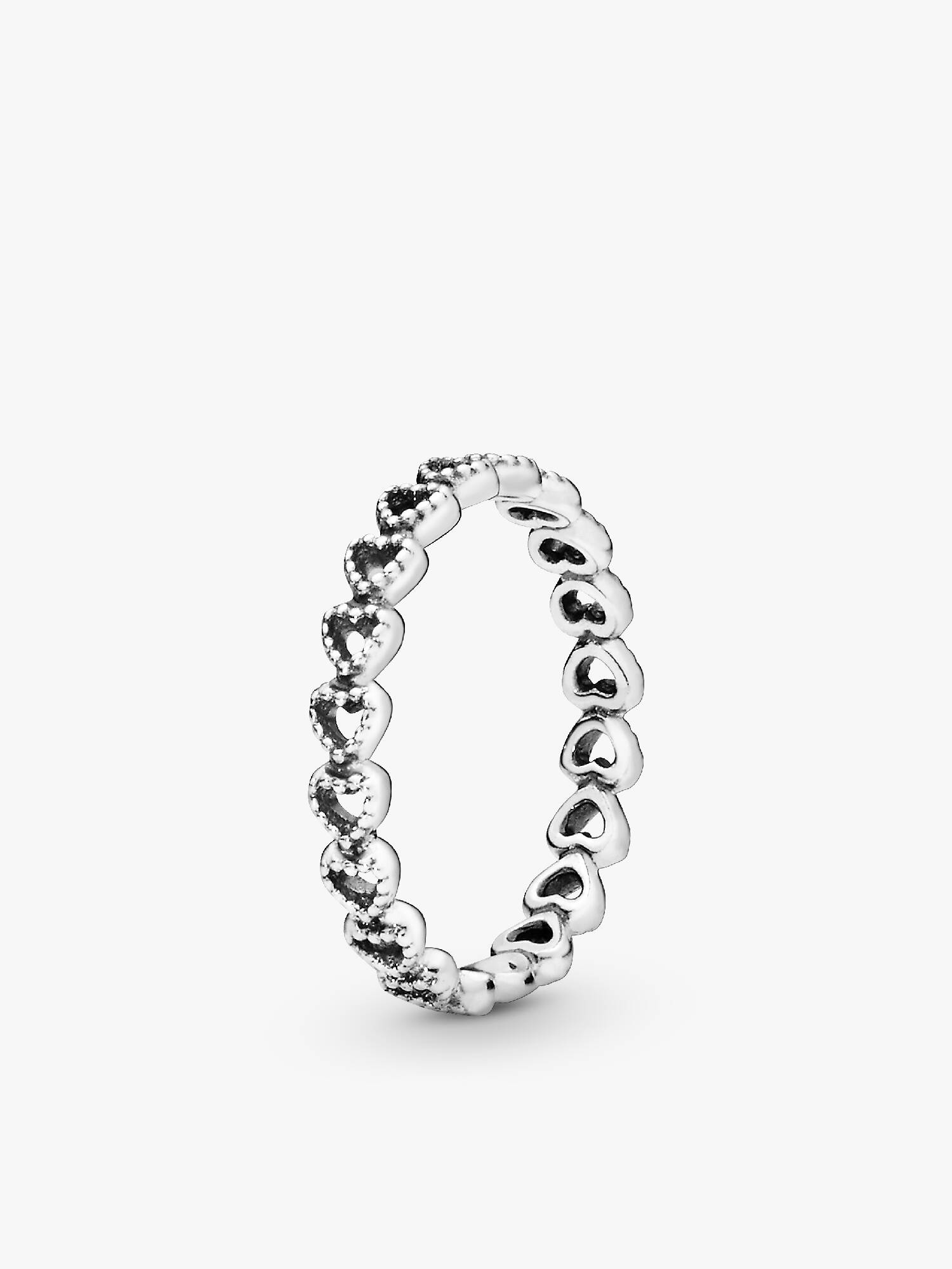 Anillo Banda de corazones
