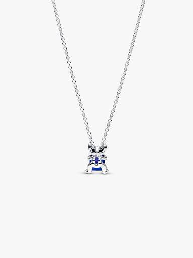 Collar collier con piedra azul Stitch de Disney