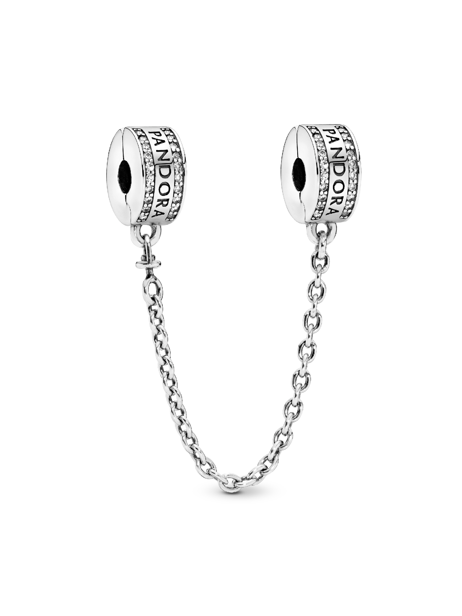 Cadena de seguridad con charm sujetador con logo