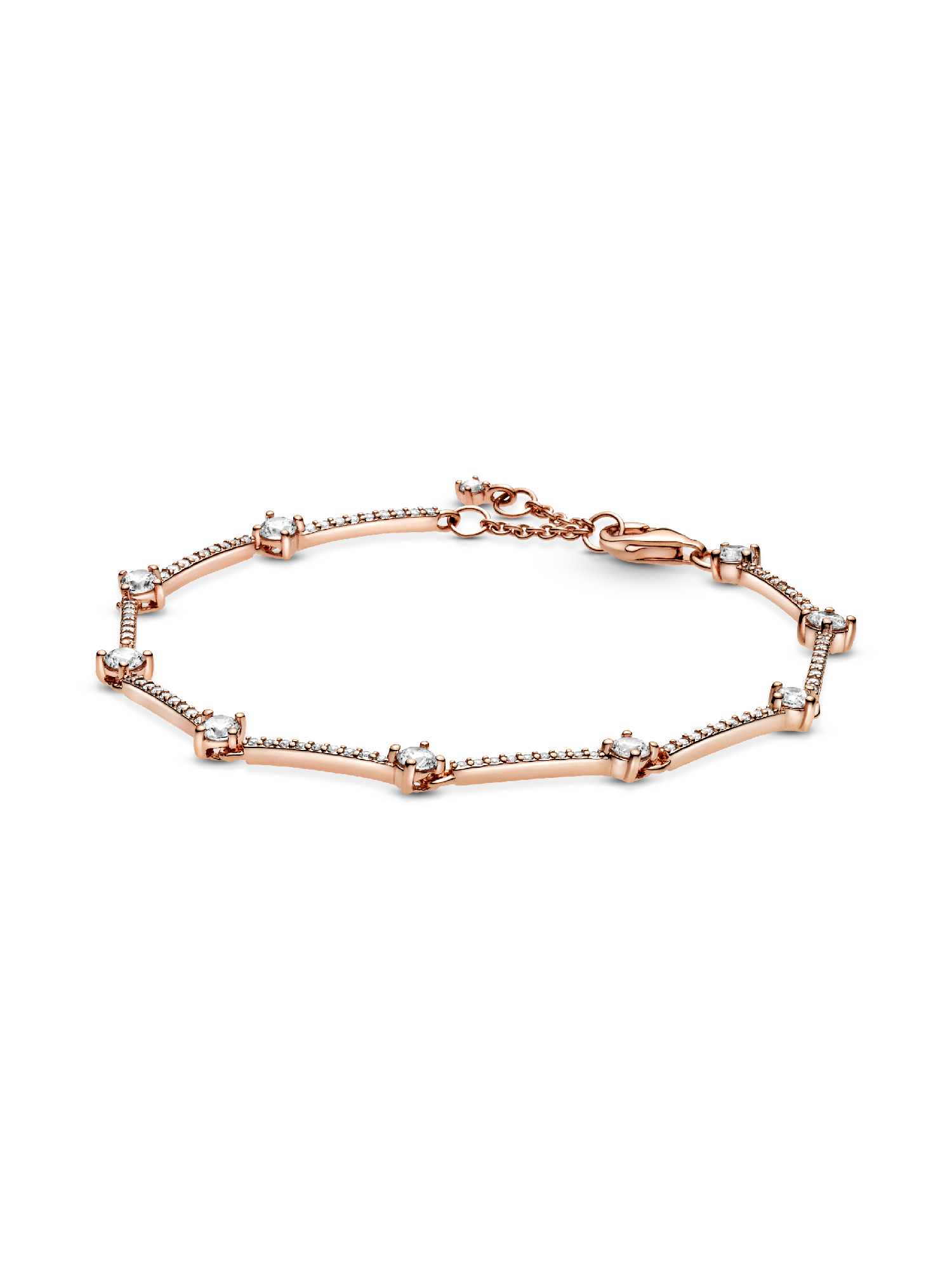Brazalete Barras de pavé deslumbrante
