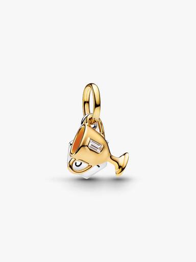 Charm colgante doble Trofeo grabable