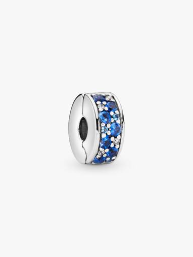 Sujetador de pavé azul