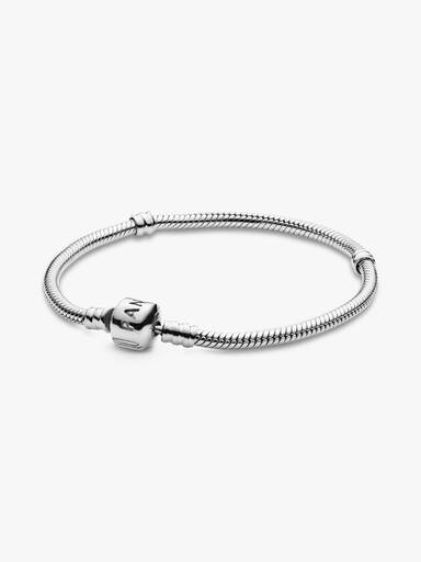 Brazalete cadena de serpiente con broche de barril