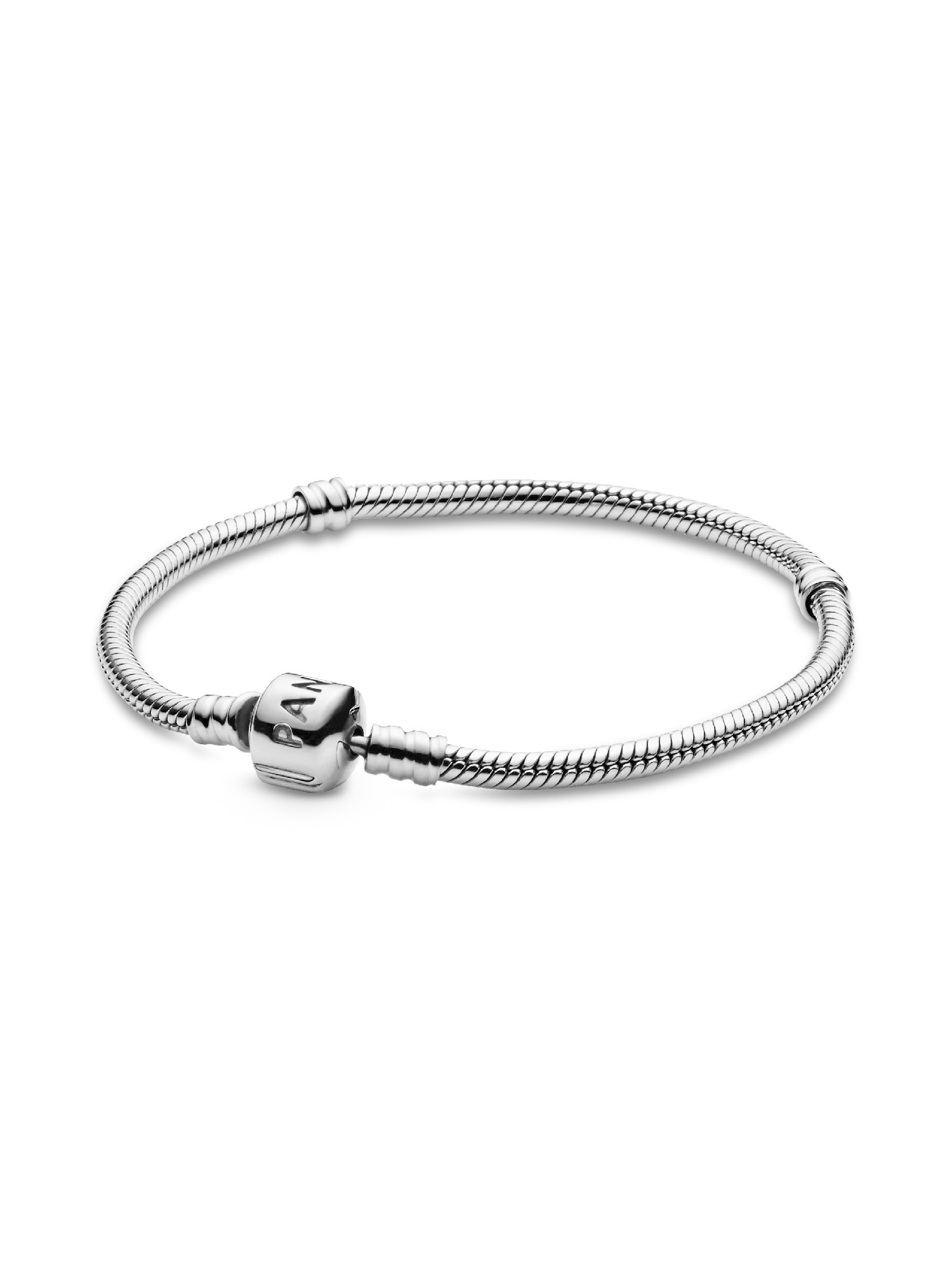 Brazalete cadena de serpiente con broche de barril