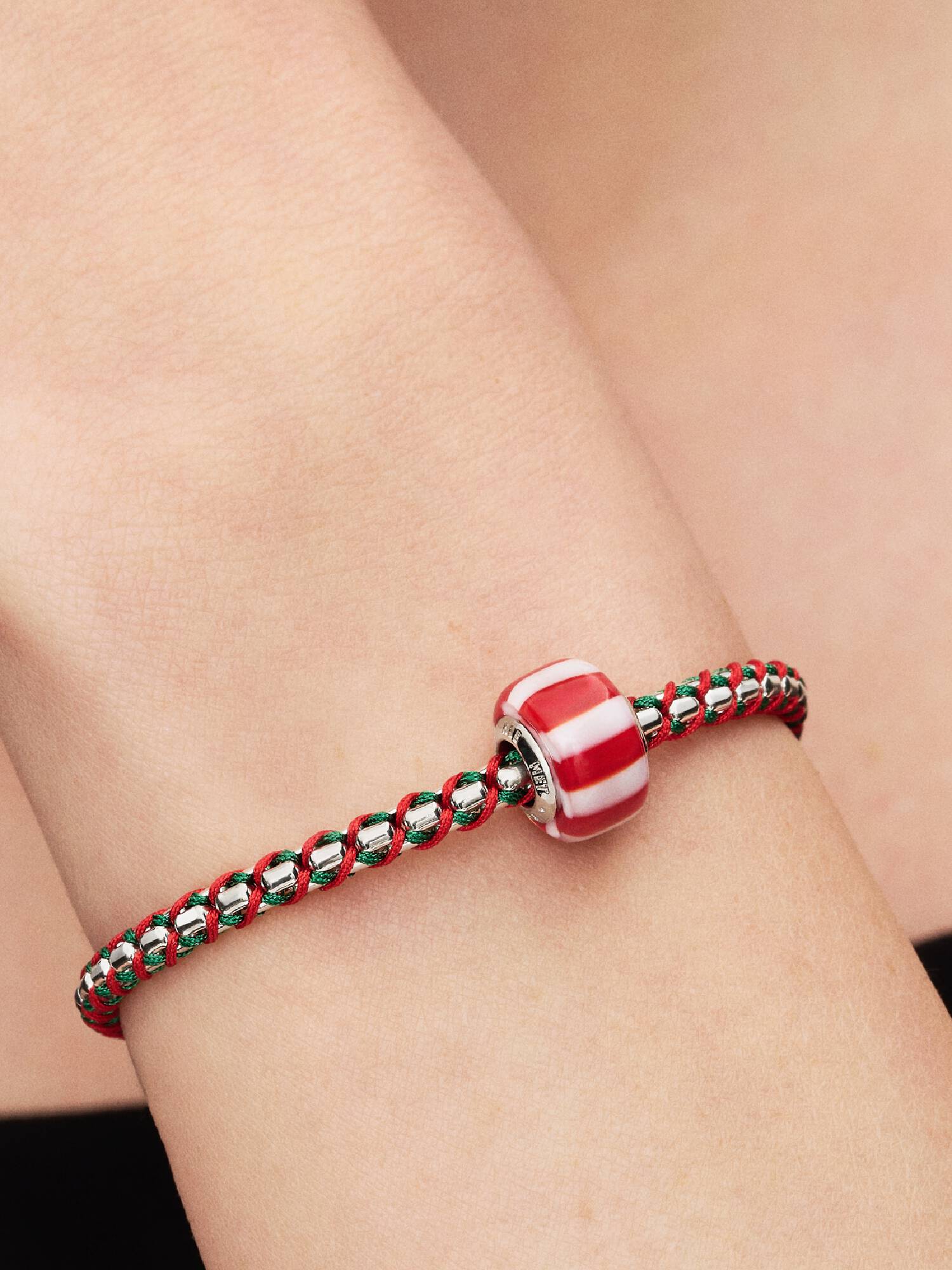 Charm de cristal Murano Menta Roja
