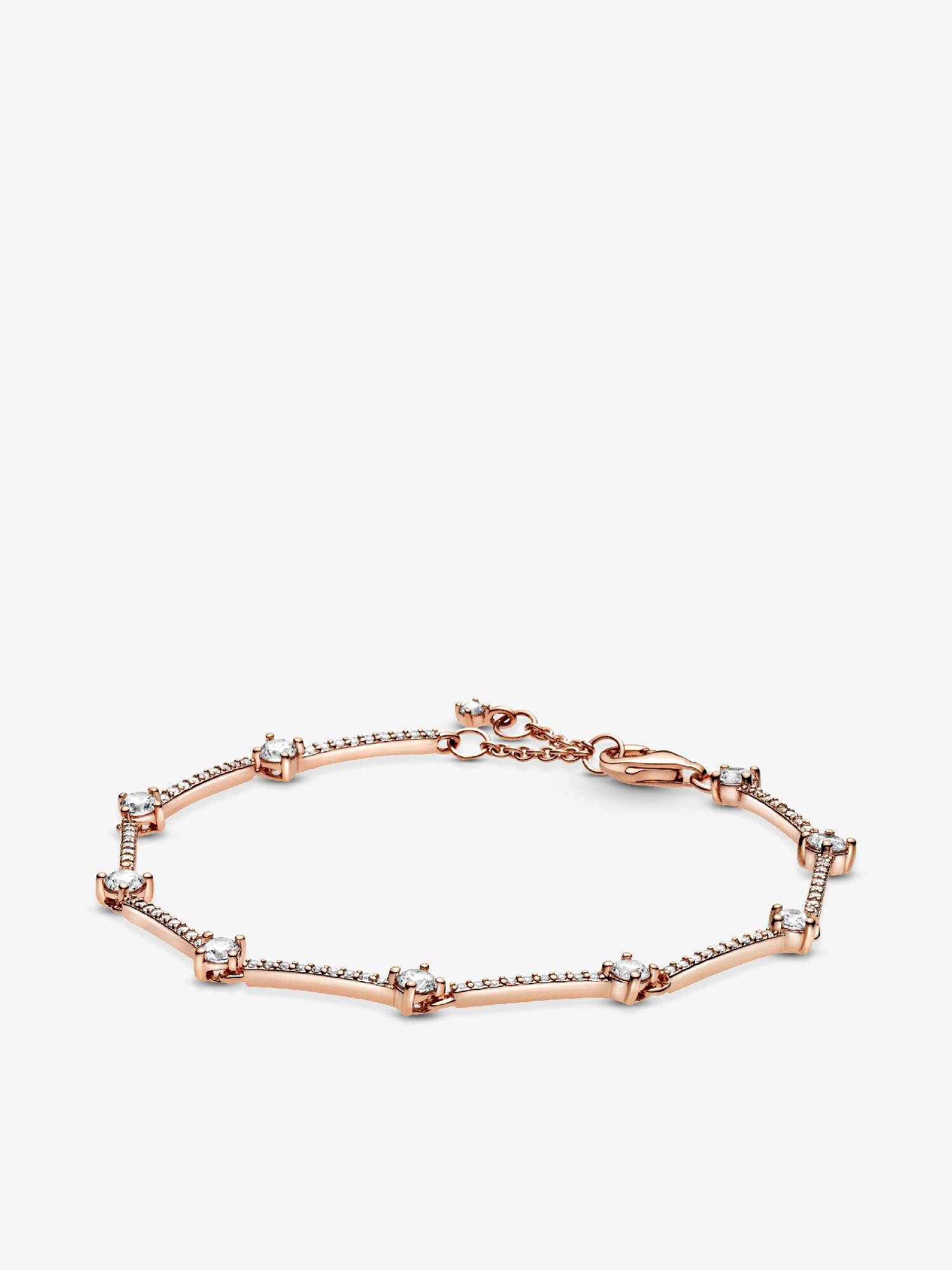 Brazalete Barras de pavé deslumbrante