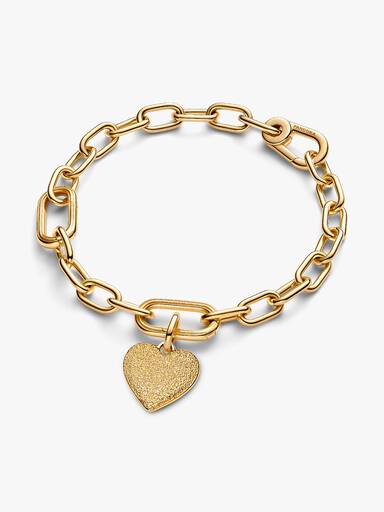 Charm Medallón en forma de corazón grabable