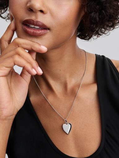 Colgante Placa grabable Corazón que se puede abrir
