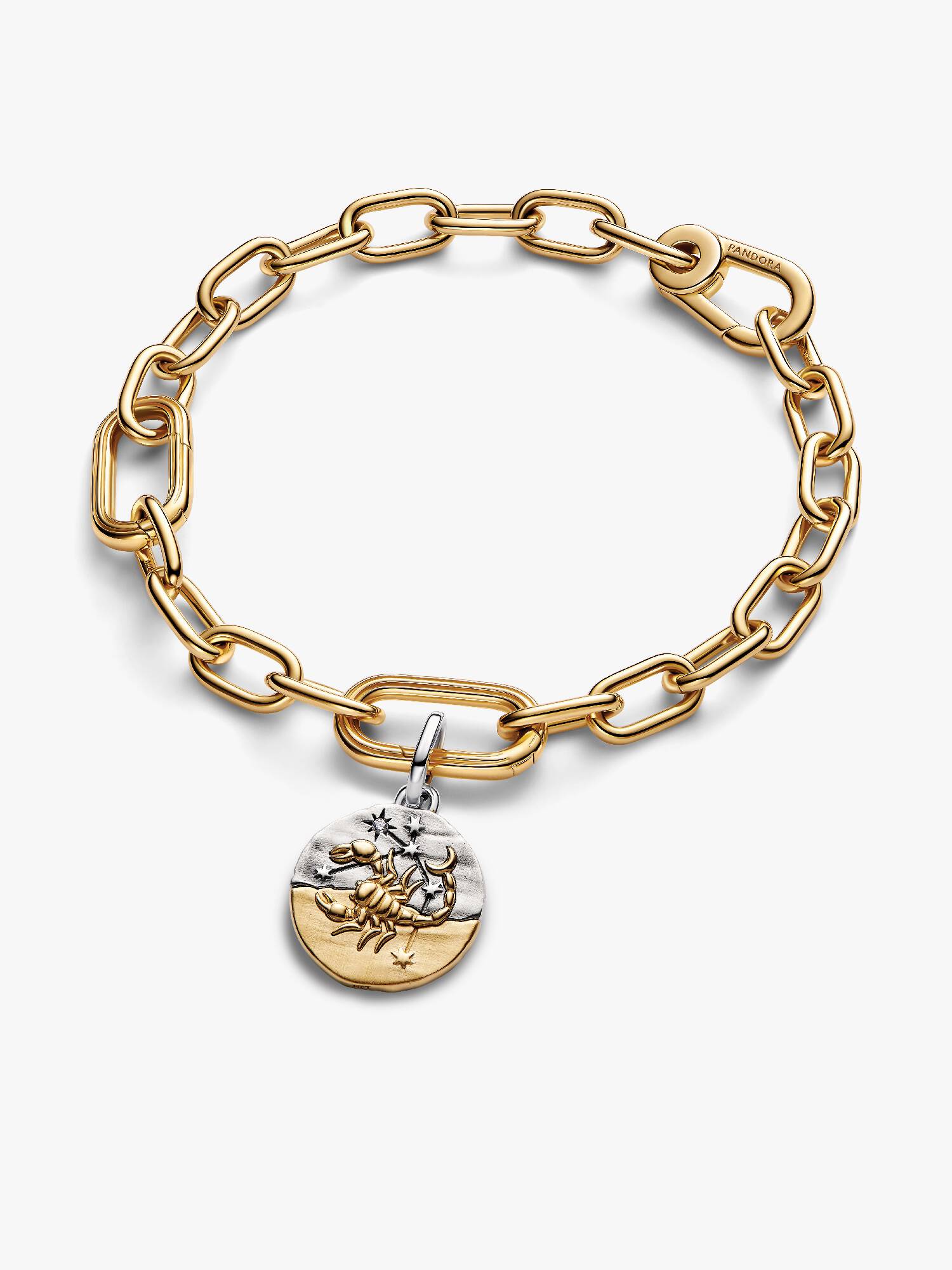 Set de Pulsera con Charm Medallón de Escorpio
