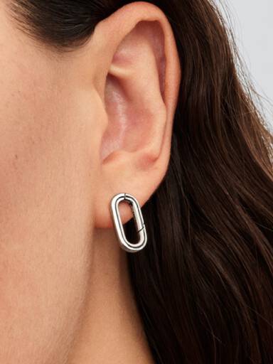 Arete de botón que se pueden abrir