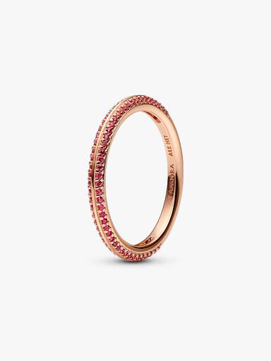 Anillo de Pavé rojo Pandora ME