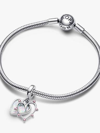 Charm Colgante Doble Amistad Opalescente
