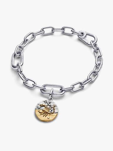 Set de Pulsera con Charm Medallón de Escorpio