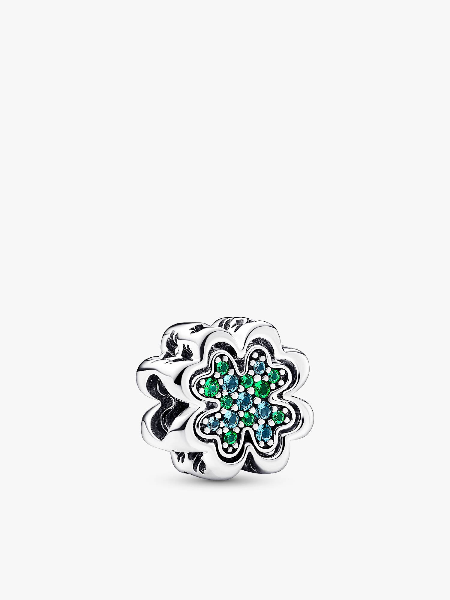 Charm Divisible de Trébol de Cuatro Hojas