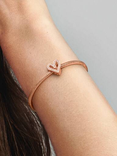 Charm resplandeciente Corazón de diseño libre
