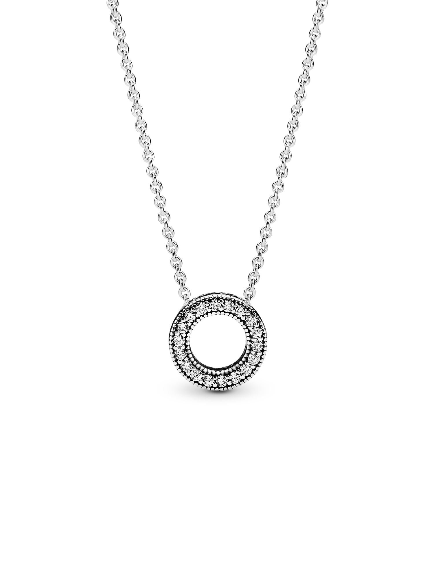 Collar collier círculo de pavé