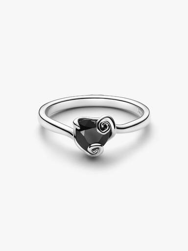Anillo Corazón Negro de Jack del Extraño Mundo de Jack de Disney