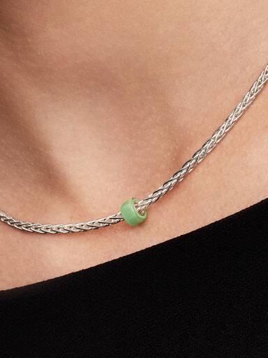 Mini charm cristal Murano verde