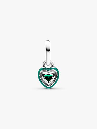 Charm Mini Colgante Corazón Chakra verde