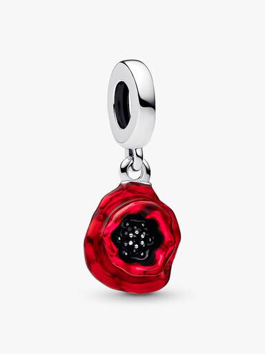Charrm colgante Flor roja