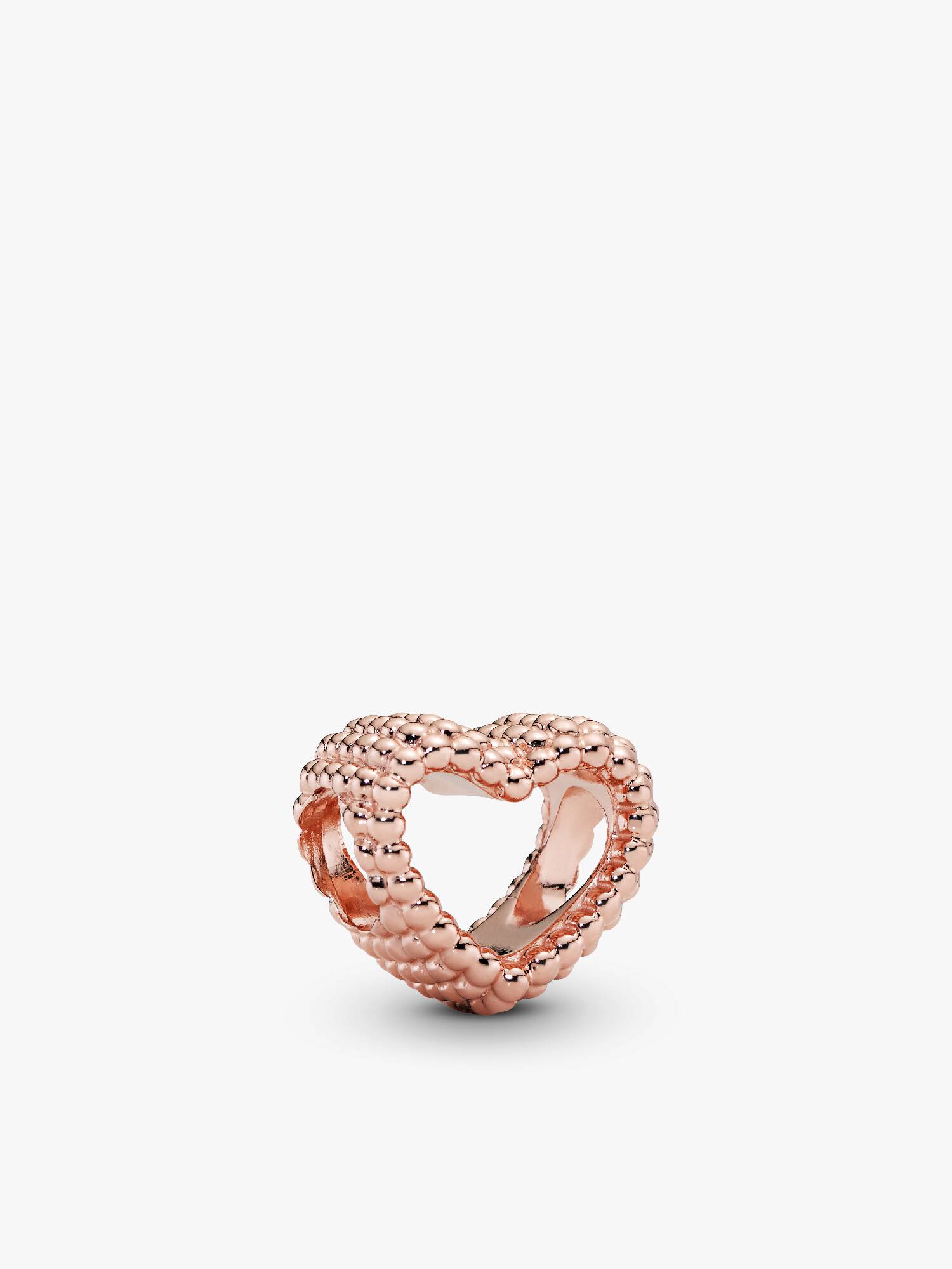 Charm corazón abierto con cuentas