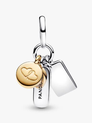 Charm Colgante Triple Amistad