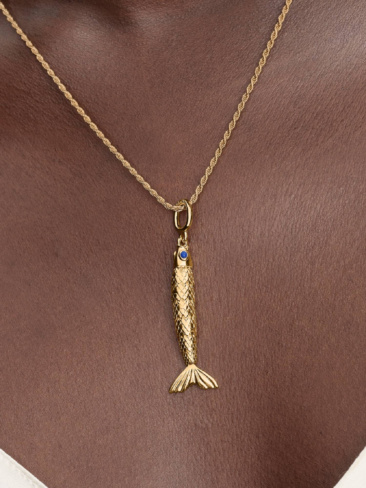 Charm colgante Pez articulado