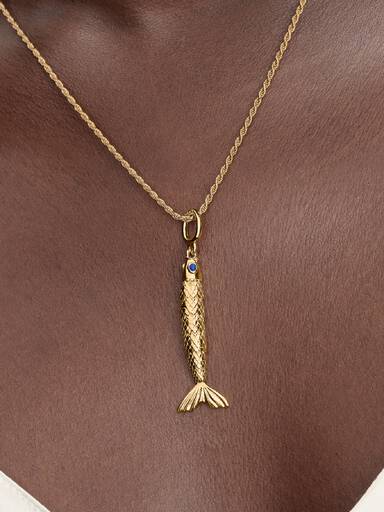 Charm colgante Pez articulado