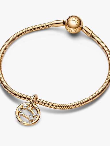 Charm colgante del signo zodiacal Géminis