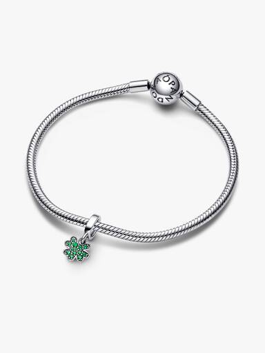 Charm colgante Trébol de cuatro hojas
