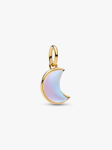 Charm colgante Luna creciente reluciente