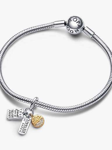 Charm Colgante Triple Amistad