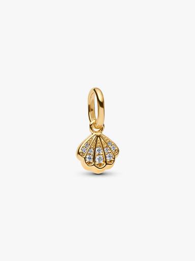 Mini charm colgante Concha reluciente
