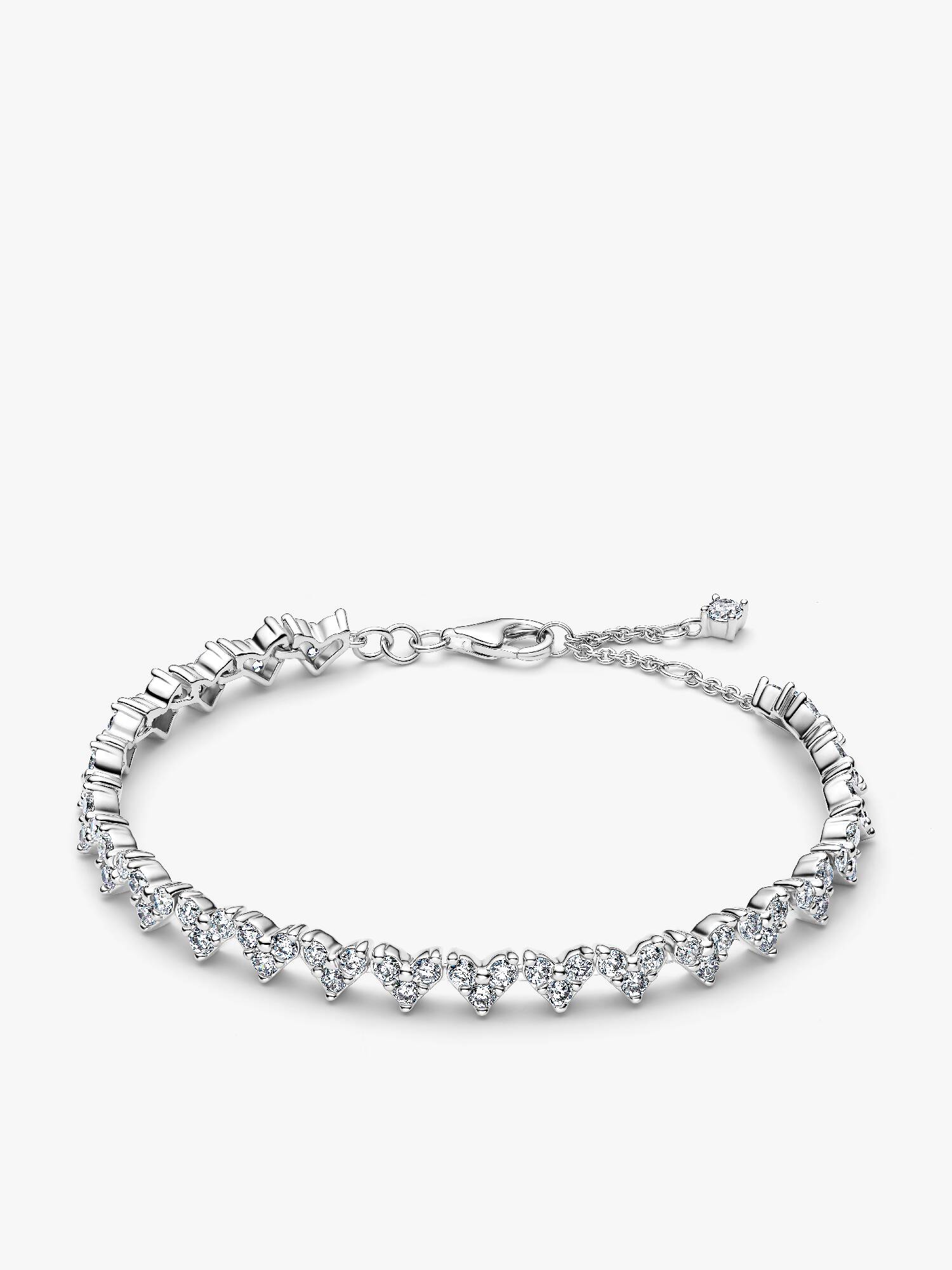 Brazalete Corazón con tres piedras