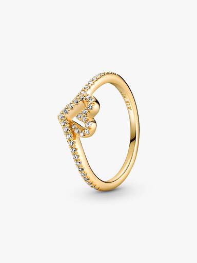 Anillo Corazón de los Deseos Brillante