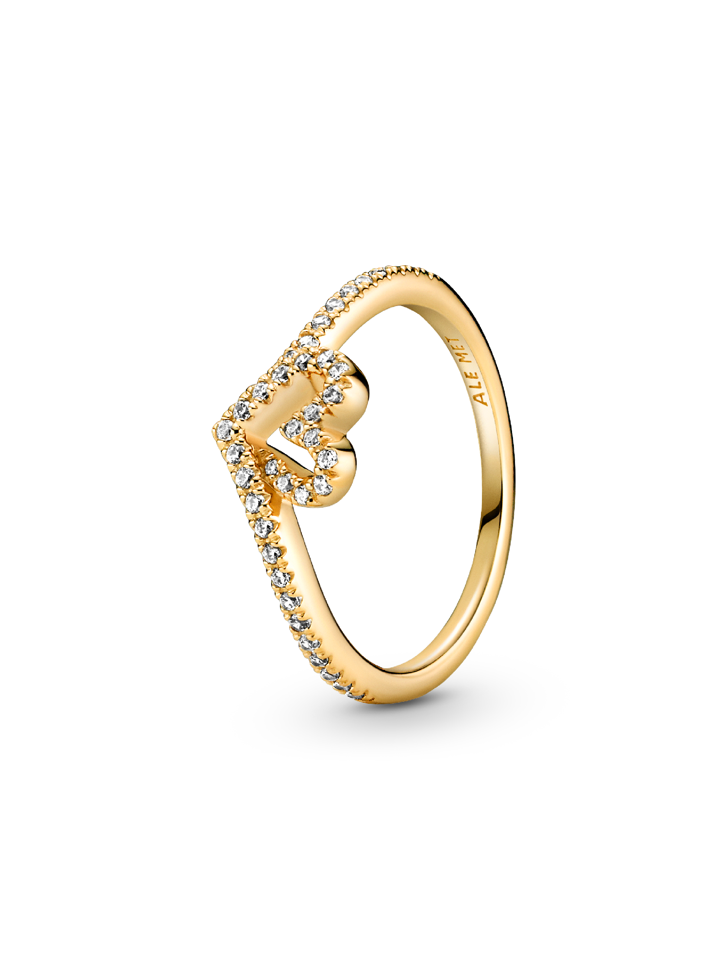 Anillo Corazón de los Deseos Brillante