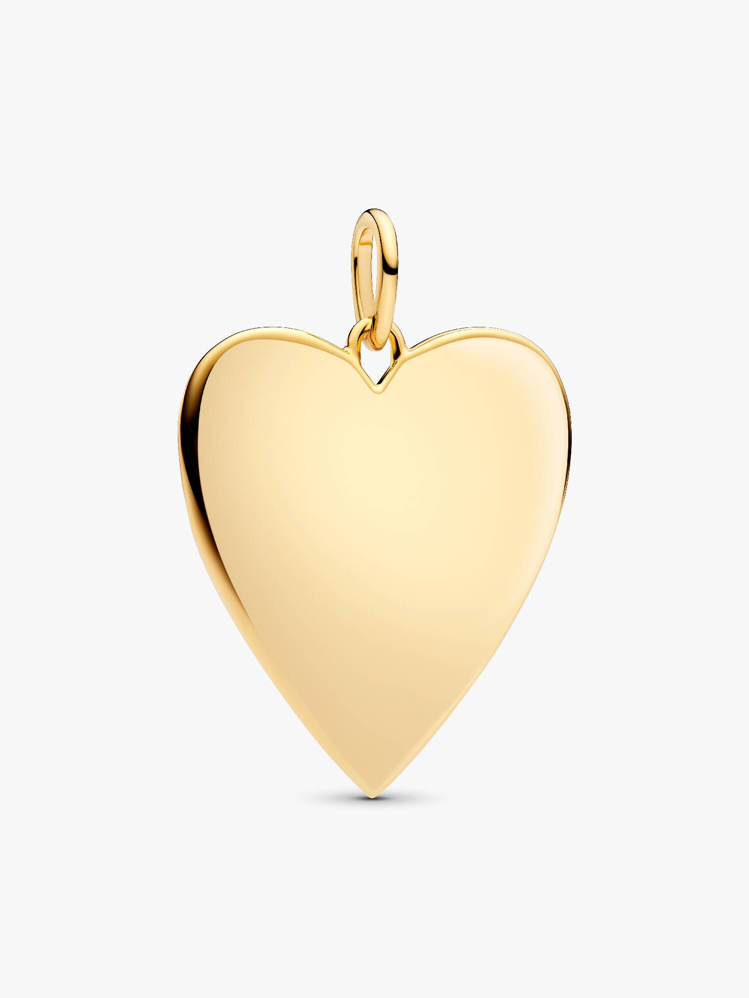 Colgante Placa grabable grande en forma de corazón