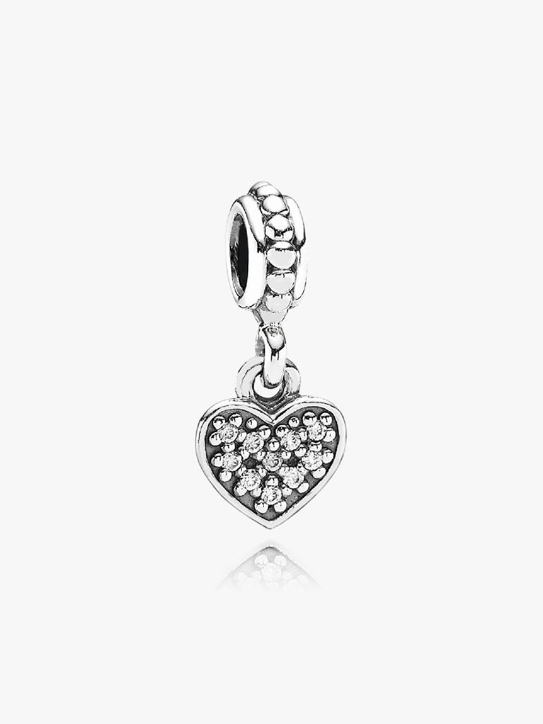 Charm Colgante Pavé Corazón