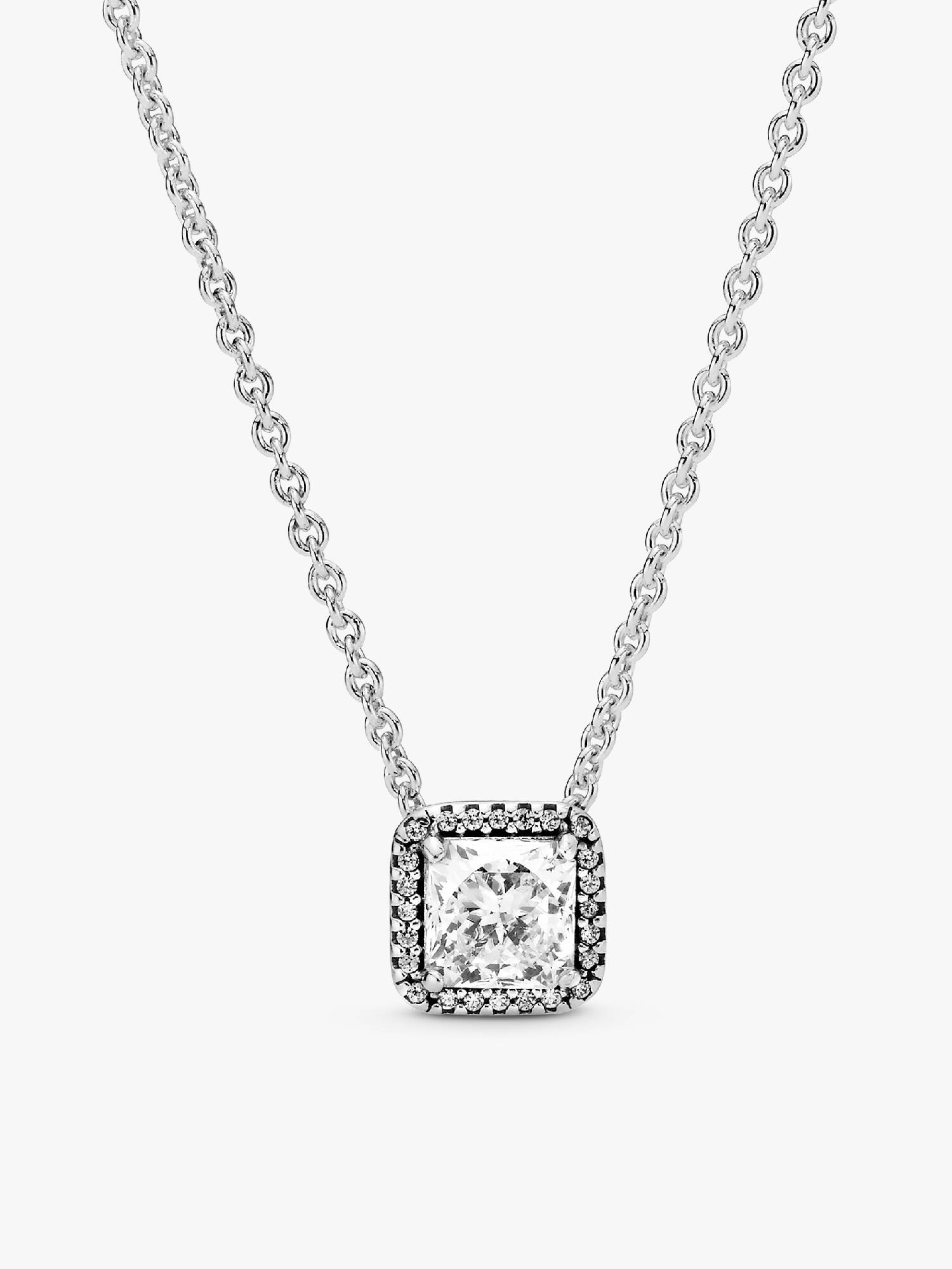 Collar Halo cuadrado brillante