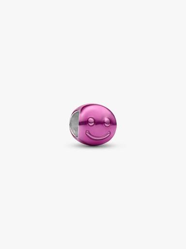 Mini Charm Carita Feliz Rosa
