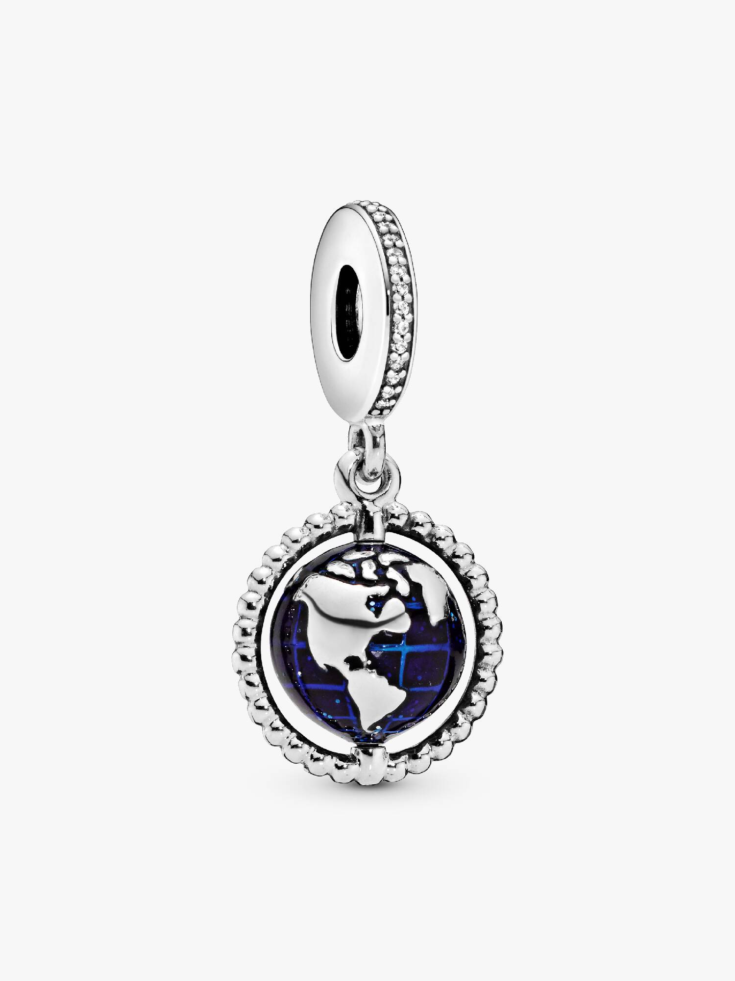 Charm colgante Globo giratorio