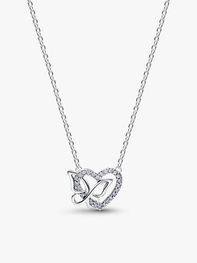 Juego de regalo Corazón y mariposa entrelazados de Pandora Moments