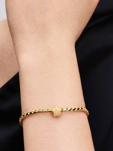 Mini Charm Estrella con textura